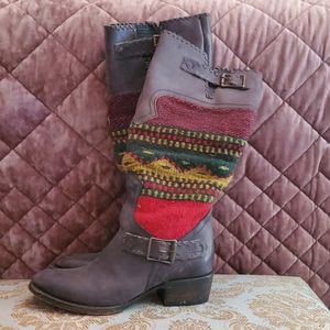 Freebird by Steve Madden tall, leather and wool b